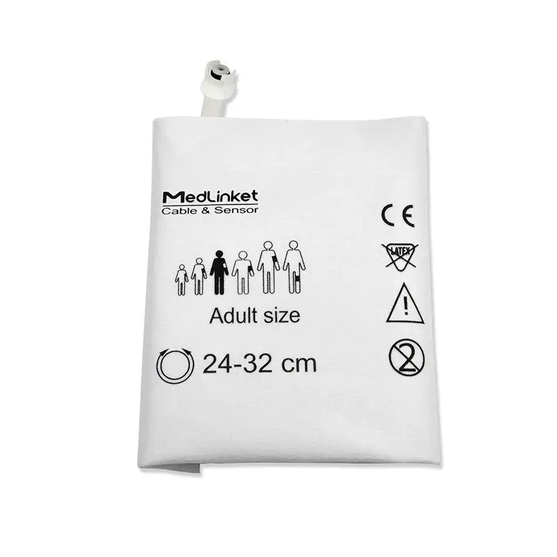 BSM 6000 series Compatible Disposable NIBP Cuff Adult 24-32cm