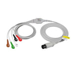 6PIN AAMI 5 lead ECG cable,Snap,AHA
