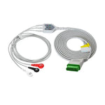 Nihon Kohden 3 lead ECG cable,Snap,AHA