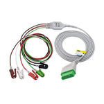 Nihon Kohden 5 lead ECG cable,Grabber,AHA