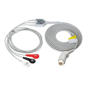 Philips Compatible Direct-Connect ECG Cable(3 Lead/Snap) -M1972A - MED-LINKET CORP