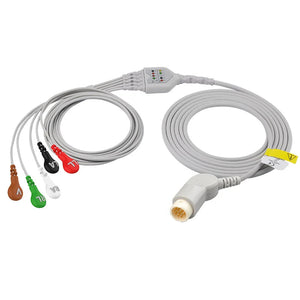 Philips Compatible Direct-Connect ECG Cable(5 Lead/Snap) - M1977A - MED-LINKET CORP