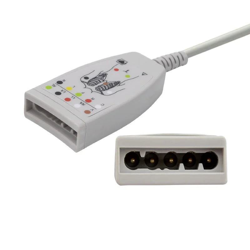 Philips Compatible ECG Trunk Cable (5 Lead)- M1668A - MED-LINKET CORP