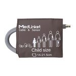 Philips Compatible Reusable Pediatric NIBP Cuff - M1572A - MED-LINKET CORP