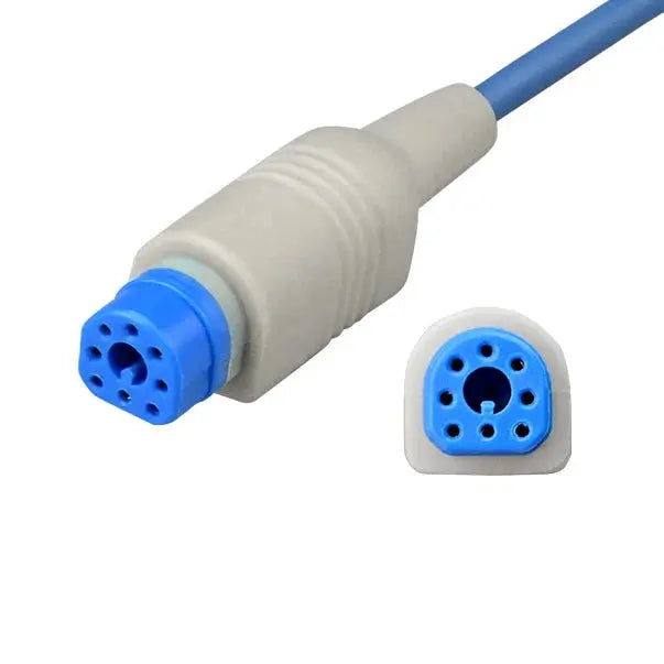 Philips M1940A Compatible SpO2 Adapter Cable 12-pin to Female 8-pin