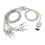 Schiller Direct-Connect EKG Cables Compatible With 10 Leads 4mm Banana AHA(Short Screw)