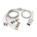 Schiller Direct-Connect EKG Cables Compatible With 10 Leads Grabber IEC(Short Screw)