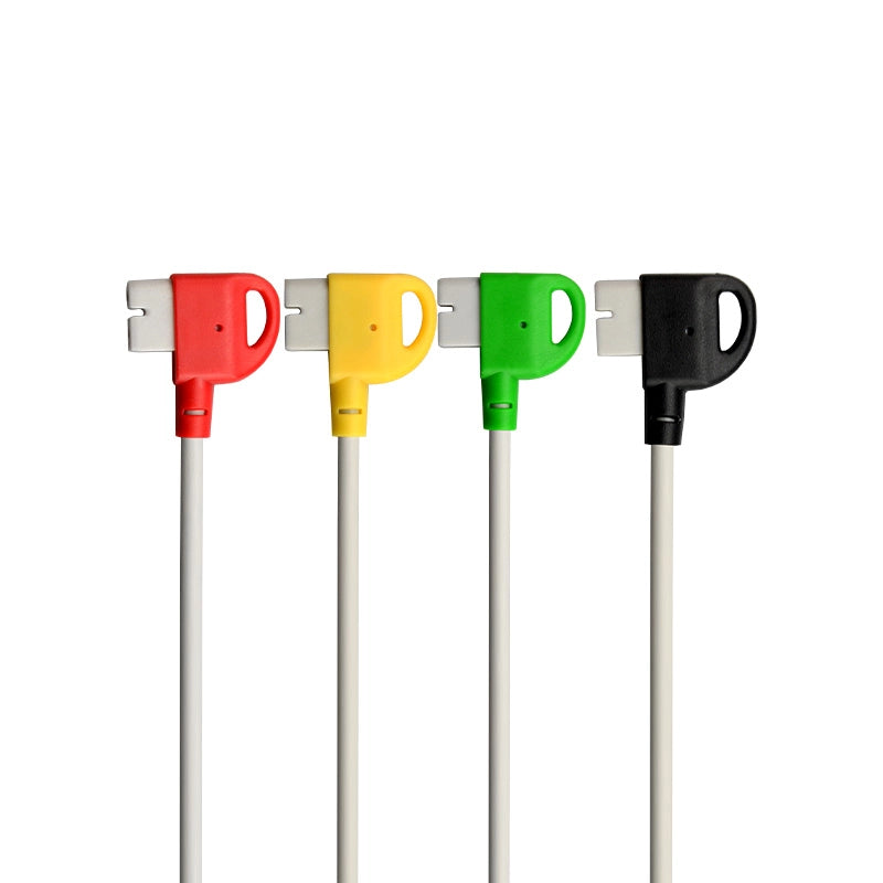 90°angled, 2 Trident Leads, 4 twin pin leads
