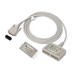 Schiller ECG Trunk Cable Compatible With 10 Leads(Short Screw)-2.2m