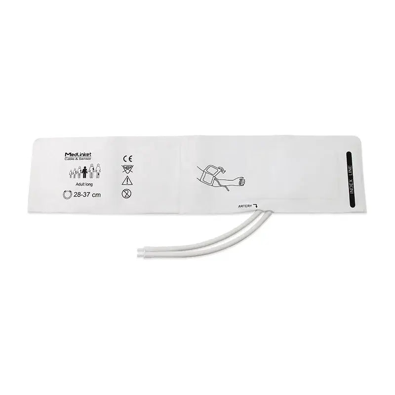 Disposable NIBP Cuff Adult Large 32-42cm,Critikon Soft Cuf,Dual Tube