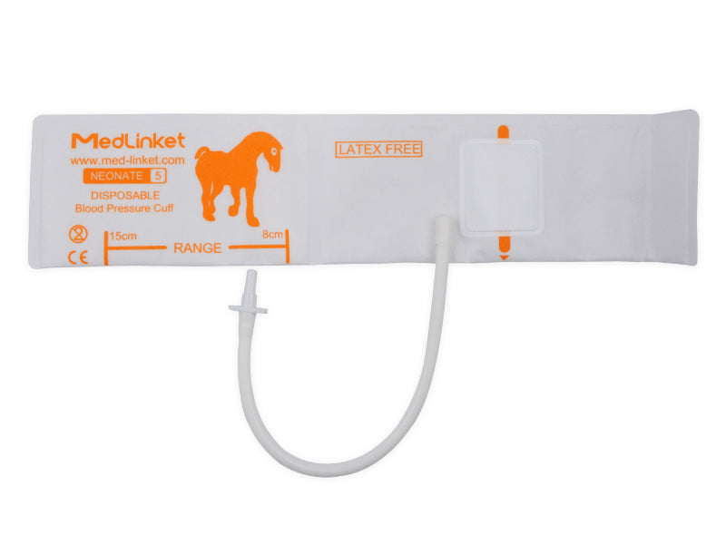 Disposable Neonate #5 NIBP Single Cuff - 5082-105-1 (Box of 24) - MED-LINKET CORP