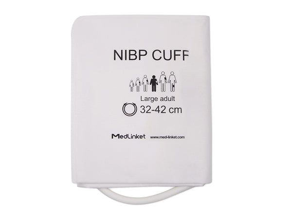 Philips Compatible Disposable NIBP Cuff - Single Hose Adult Large 32-42 cm