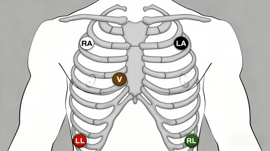 5-Lead-ECG-Placement-Colors-Mnemonics-Steps MED-LINKET CORP