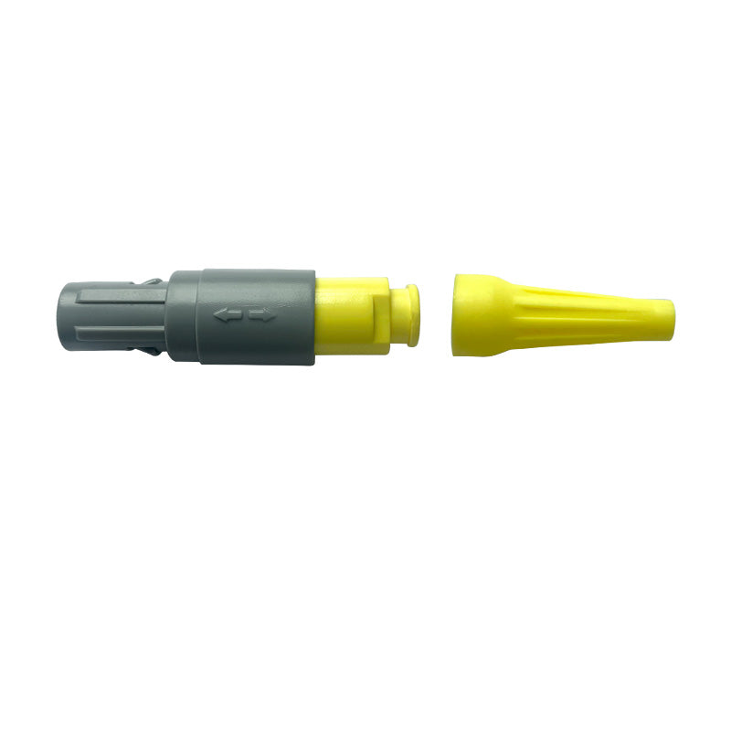 LEMO-Compatible 8-Pin Connector, 60° Dual Key Positioning
