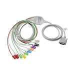 Nihon Kohden Compatible Direct-Connect EKG Cables With 10 Leads Grabber AHA