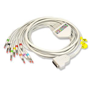 GE Healthcare Compatible Direct-Connect EKG Cable - 2104727-001