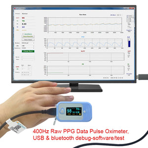 400Hz Raw PPG Data Pulse Oximeter