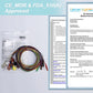 EMG Lead snap electrode cables 10-Wireset with 1.5 DIN Plug-72in