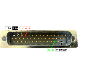 ECG Trunk Cable with DB44 pin Connector for 5 Lead ECG Leadwires