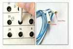 2mm Pin Biomedical Connector for ECG EGM EEG EMG Signal Acquisition, 5.6mm Sleeve, Custom Cable Assembly
