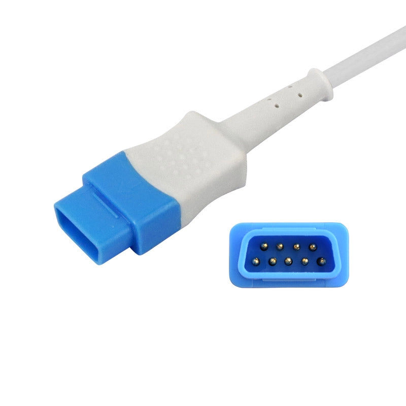 9Pin Connector Cable for GE TruSignal Sp02 Sensor