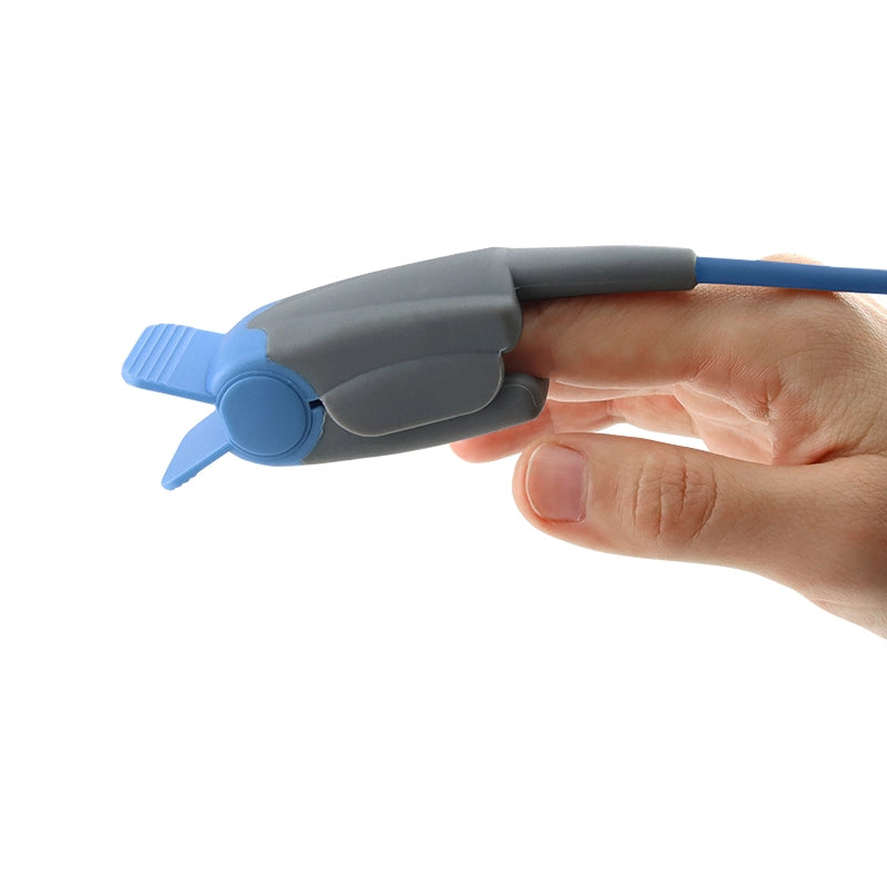 reusable SpO2 Sensor  with Finger Clip for Adult-10 ft