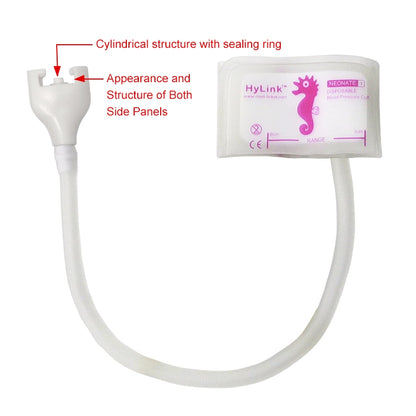 Philips M1866S Compatible Neonate #1 NIBP TPU Cuff (Box of 24pcs)