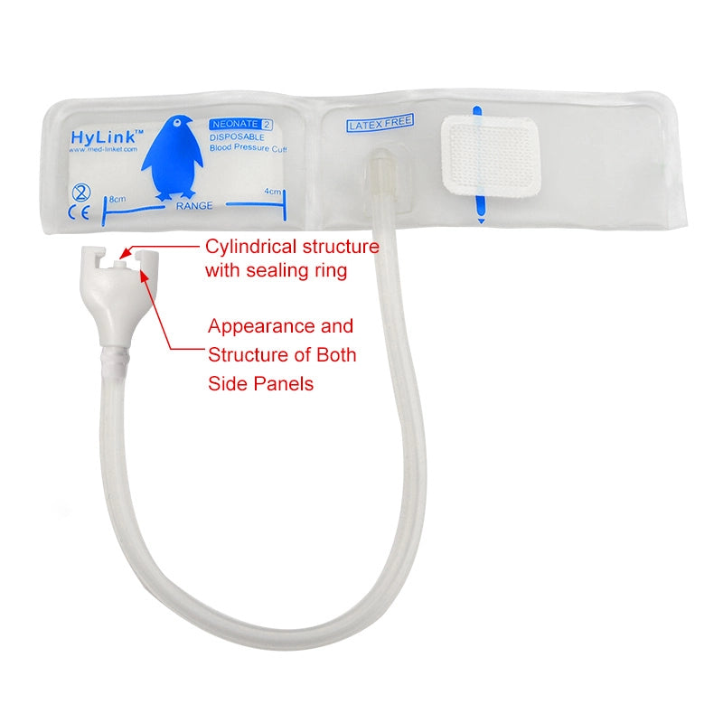 Philips 989803167191 Disposable Neonate #2 NIBP Cuff with New Safety Connector for NICU (CE&FDA)
