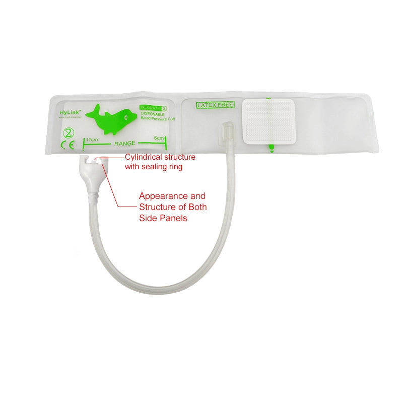 Philips MX Series 989803167251 Compatible Disposable Neonate #3 NIBP Cuff for MDR