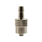 NIBP Connectors A37 Male Metal Luer Lock Connector for 2.5-4mm Tube