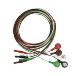 EMG Lead snap electrode cables 5-Wireset with 1.5 DIN Plug AHA-72in