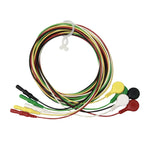 EMG Lead snap electrode cables 5-Wireset with 1.5 DIN Plug IEC-72in