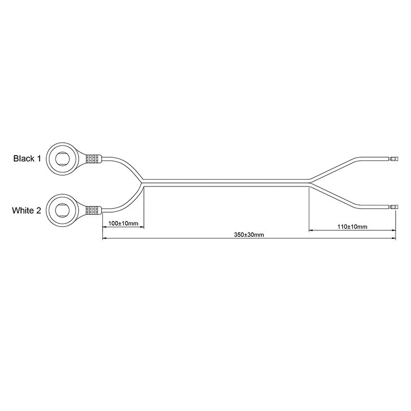 ECG Lead Wire with Snap Connector, Cable  Diameter 1.25mm MedLinket