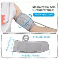 Blood Pressure Arm Cuff - MED LINKET Replacement Cuff Compatible with Omron CM2 H-CR24 D-Ring Cuff MED-LINKET CORP