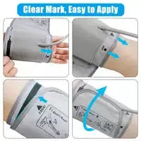 Blood Pressure Arm Cuff - MED LINKET Replacement Cuff Compatible with Omron CM2 H-CR24 D-Ring Cuff MED-LINKET CORP