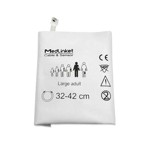 Disposable Nihon Kohden NIBP Cuff，Adult Large 32-42cm