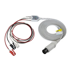 6PIN AAMI 3 lead ECG cable,Grabber,AHA