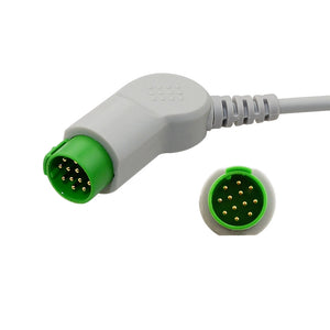 Kontron ECG cable with 12 connectors