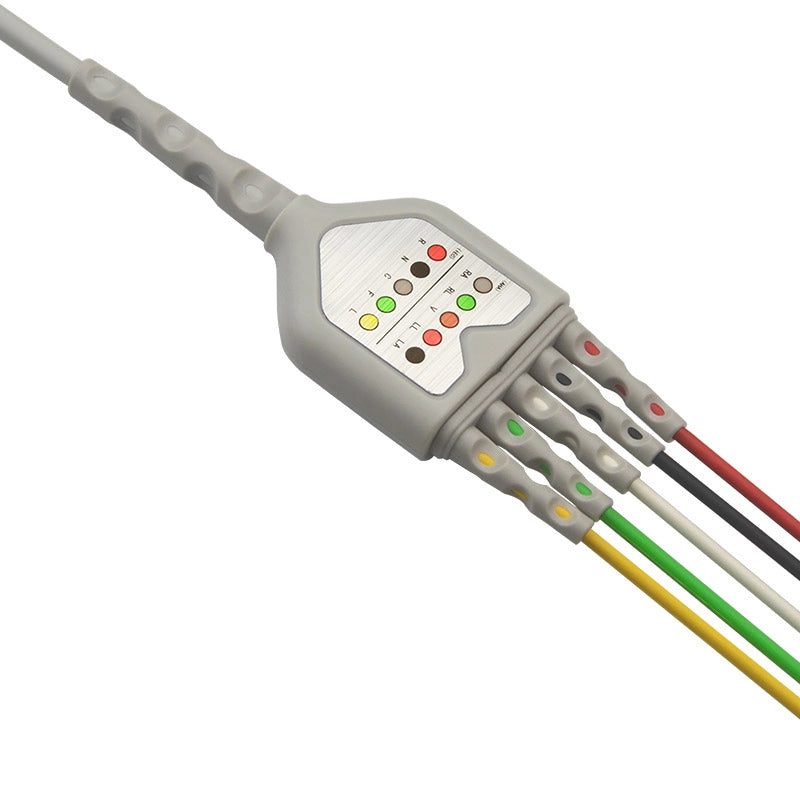 6 PIN 5 lead Veterinary ECG CABLE with Clip for CONTEC patient Monitor 6 PIN 5 lead Veterinary ECG CABLE with Clip for CONTEC patient Monitor