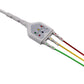 3 lead ECG cable -Compatible with Mindray/Edan Monitors for Adult ,Grabber，IEC