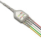 Mindray 5 lead ECG cable Compatible with pinch Grabber IEC-EA6252A MedLinket
