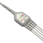 5 lead ECG cable Nihon Kohden Compatible with pinch Snap