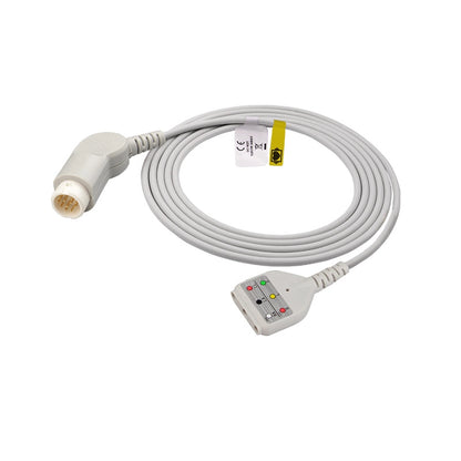 Philips Compatible ECG Trunk Cable,  for Neonatal DIN-Style ECG Leads/Electrodes