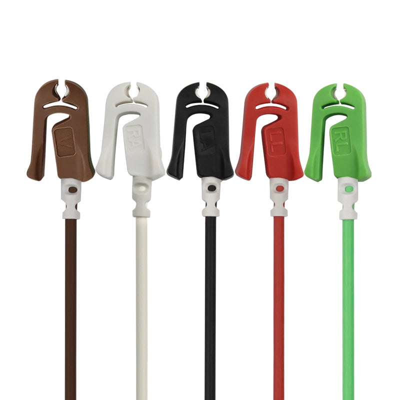 5-Lead ECG Leadwires Compatible with Mindray | AHA Grabber End 36in Molded