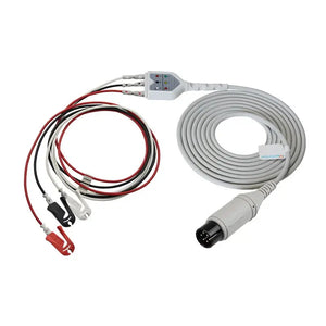 6PIN AAMI 3 lead ECG cable,Grabber,AHA