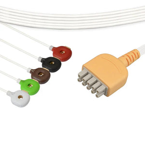 GE Healthcare > Marquette Compatible Disposable ECG Leadwire - E9008KB - MED-LINKET CORP