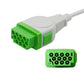 GE 11PIN  Connector  for  ECG cable 