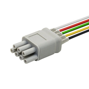 ECG telemetry lead wires Mindray Compatible 5-Ld,Clip,IEC-EY6501A