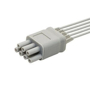 ECG telemetry lead wires Mindray Compatible 5-Ld,Snap,IEC-EY6501B