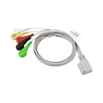 Philips Telemetry ECG Leadwire  Compatible with 5 Leads Snap-IEC 0.9m